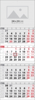 Calendar 4 monhts   4    2019  Werbekalender 4-monat 